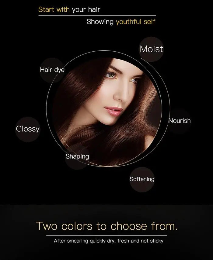 Lai Mei 3.8g Hair Dye Stick - Quick Gray Coverage & Root Touch Up