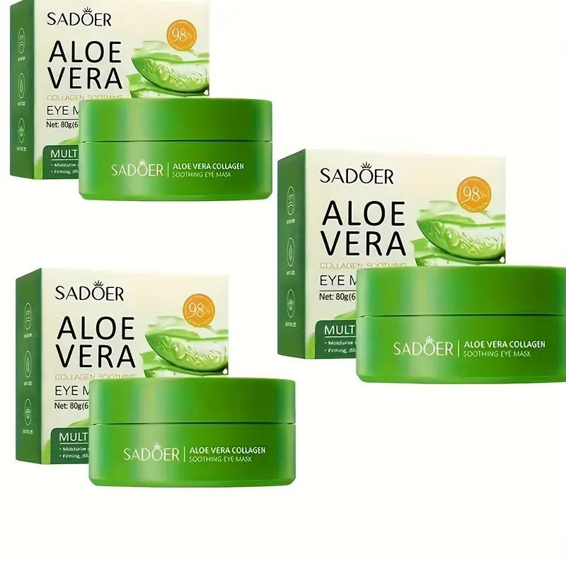 OAKSII Under Eye Patches - 60PCS Aloe Vera Eye Mask for Dark Circles & Puffiness