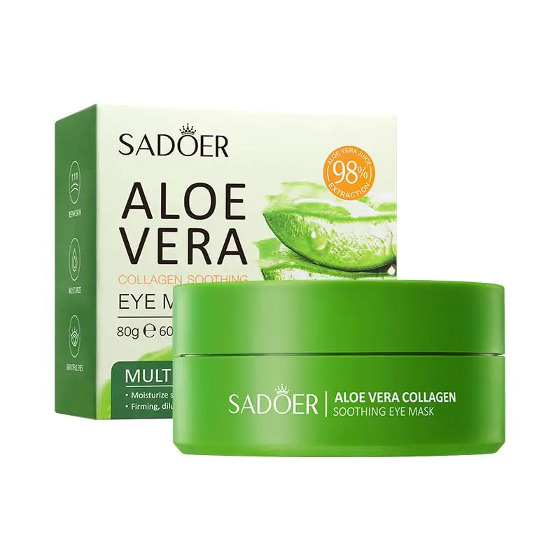 OAKSII Under Eye Patches - 60PCS Aloe Vera Eye Mask for Dark Circles & Puffiness
